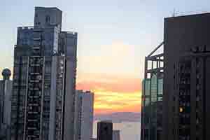 Sunset, Sheung Wan, 25 July 2017