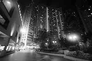 Prosperous Garden at night, Yau Ma Tei, 28 July 2017