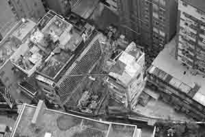 Construction site, Ko Shing Street, Sheung Wan, 7 July 2017