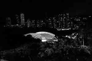 Hong Kong Stadium at night, 1 July 2017