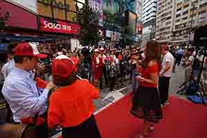 Pro-China group, Causeway Bay, 1 July 2017