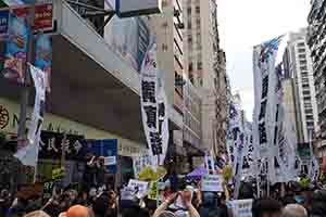 Annual pro-democracy march from Victoria Park, Causeway Bay, 1 July 2017