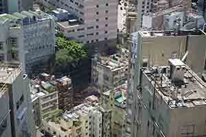 View of Sai Ying Pun, Hong Kong Island, 15 August 2017