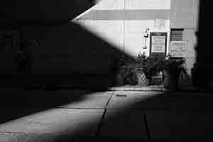 Shadows on Queen Street, Sheung Wan, 15 August 2017