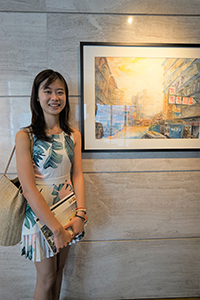 Art exhibition of Elaine Chiu, Hotel Jen, Shek Tong Tsui, 9 August 2017