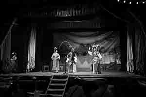Chinese opera for the Hungry Ghost Festival, in a matshed theatre near the Sun Yat Sen Memorial Park, Sheung Wan, 14 September 2017