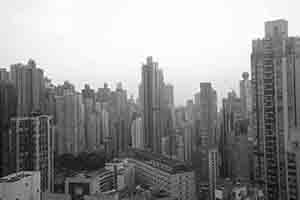 Buildings in Sai Ying Pun, viewed from Sheung Wan, 16 September 2017