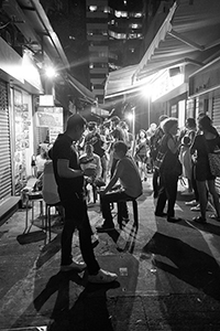 Outside a restaurant, Quarry Bay, 22 September 2017