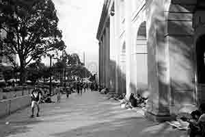 Foreign domestic helpers gathering outside the Court of Final Appeal, Central, 24 September 2017