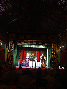 Chinese opera for the Hungry Ghost Festival on Hill Road, Shek Tong Tsui, 17 September 2017