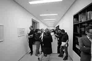 Opening of the exhibition 'Rotation' by Wang Gongxin, White Cube, Connaught Road Central, 5 September 2017