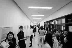 Opening of the exhibition 'Rotation' by Wang Gongxin, White Cube, Connaught Road Central, 5 September 2017
