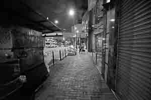 Sheung Wan at night, 15 November 2017