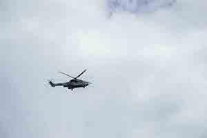 Helicopter rescue in progress, Tung Ping Chau, Mirs Bay, 26 November 2017