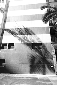 Light on Sheung Wan Post Office, Morrison Street, 3 December 2017