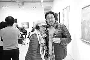 Exhibition opening of 'Living in Compassion: The Art of Chu Hing Wah', Hanart TZ Gallery, Pedder Building, Pedder Street, Central, 8 December 2017