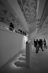Opening of 'Deep Silence', an exhibition by the Hong Kong Art School, Pao Galleries, Hong Kong Arts Centre, 12 December 2017