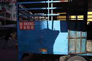 Light on a truck, Temple Street, Yau Ma Tei, 20 December 2017