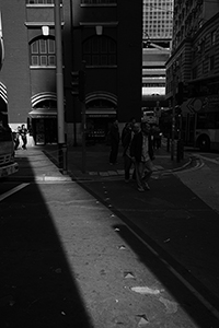 Light on New Market Street, Sheung Wan, 25 December 2017