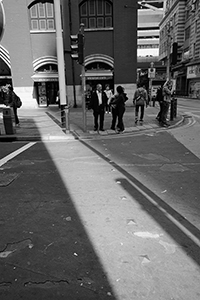 Light on New Market Street, Sheung Wan, 25 December 2017