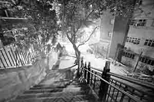 Steps, Ladder Street, Tai Ping Shan, 16 January 2018