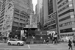 Construction site, 48 Connaught Road West, Sheung Wan, 25 January 2018