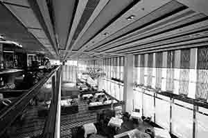 Interior view of the Ritz-Calton Hotel, ICC, West Kowloon, 30 January 2018
