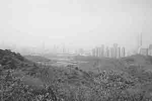 Hong Kong's internal border with Mainland China at the Shenzhen River, 11 February 2018