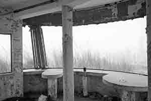 Abandoned former Gurkha observation post on a hill above Hong Kong's border with Mainland China, Tai Shek Mo, near Lo Wu, 11 February 2018