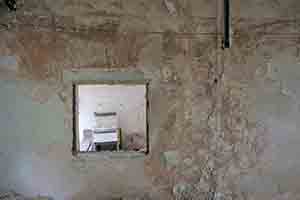 Stove inside an abandoned British military facility near the border, Tai Shek Mo, above Lo Wu, 11 February 2018