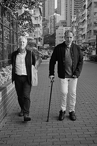 John Batten (left) and Gerard Henry (right), Tai Hang, 19 February 2018