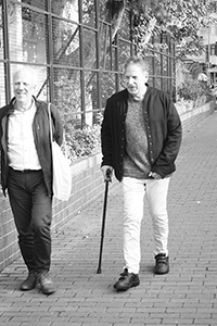 John Batten (left) and Gerard Henry (right), Tai Hang, 19 February 2018