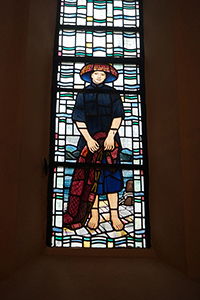 Stained glass, St. John's Cathedral, Central, 27 February 2018