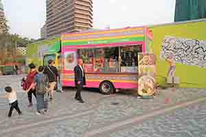 Food truck, near the Cultural Centre, Tsim Sha Tsui, 15 March 2018