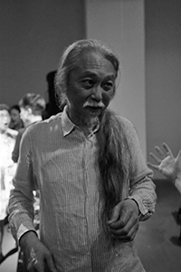 Kung Chi-Shing, after a performance by The Box, North Point, 16 March 2018