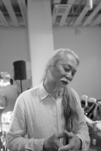 Kung Chi-Shing, after a performance by The Box, North Point, 16 March 2018