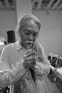 Kung Chi-Shing, after a performance by The Box, North Point, 16 March 2018