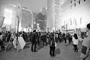 Political rally, Edinburgh Place, Central, 3 March 2018