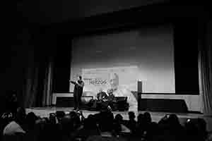 Werner Herzog in conversation, an event of the Hong Kong International Film Festival, Convention and Exhibition Centre, Wanchai, 20 March 2018