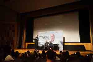 Werner Herzog in conversation, an event of the Hong Kong International Film Festival, Convention and Exhibition Centre, Wanchai, 20 March 2018