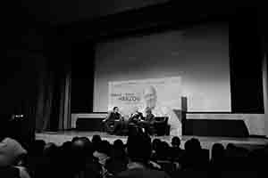 Werner Herzog in conversation, an event of the Hong Kong International Film Festival, Convention and Exhibition Centre, Wanchai, 20 March 2018