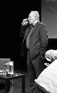 Film director Werner Herzog at the University of Hong Kong, 21 March 2018