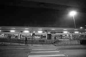 Bus stops near the Western Harbour Crossing, West Kowloon, 24 March 2018