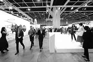 Artworks in Art Basel, Convention and Exhibition Centre, Wanchai, 27 March 2018