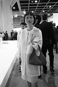 Sabrina Fung in Art Basel, Convention and Exhibition Centre, Wanchai, 27 March 2018