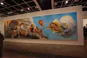 Artwork by Yu Hong, Art Basel, Convention and Exhibition Centre, Wanchai, 27 March 2018
