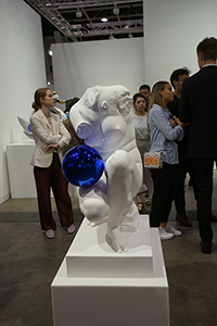 Gazing Ball (Crouching Venus) by Jeff Koons in Art Basel, Convention and Exhibition Centre, Wanchai, 27 March 2018