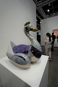 Artwork by Jeff Koons in Art Basel, Convention and Exhibition Centre, Wanchai, 27 March 2018