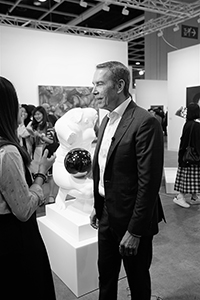 Jeff Koons at Art Basel Hong Kong, Convention and Exhibition Centre,  Wanchai, 27 March 2018