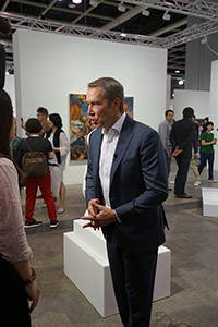 Jeff Koons at Art Basel Hong Kong, Convention and Exhibition Centre,  Wanchai, 27 March 2018